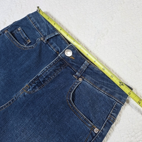 Liquid x Vintage Y2K Stretch Denim Skirt - Picture 4 of 5